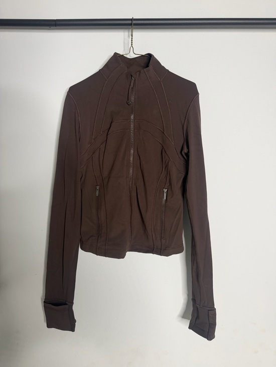 lululemon athletica Jackets & Blazers - Lulu Lemon Define Cropped Jacket: Women's Brown Zip-Front Active Jacket